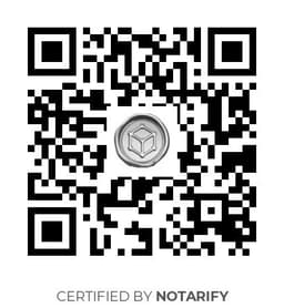 QR Code certificazione Notarify