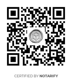 QR Code certificazione Notarify