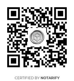 QR Code certificazione Notarify