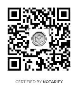 QR Code certificazione Notarify