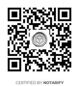 QR Code certificazione Notarify