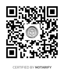 QR Code certificazione Notarify