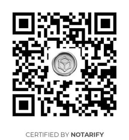 QR Code certificazione Notarify