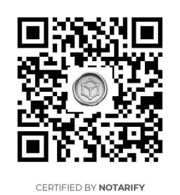QR Code certificazione Notarify