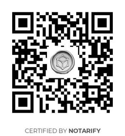 QR Code certificazione Notarify