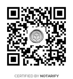 QR Code certificazione Notarify