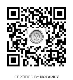 QR Code certificazione Notarify