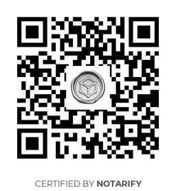 QR Code certificazione Notarify