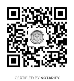 QR Code certificazione Notarify