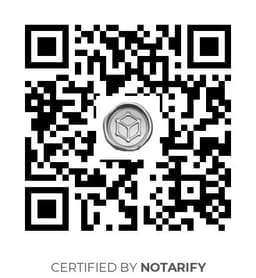 QR Code certificazione Notarify