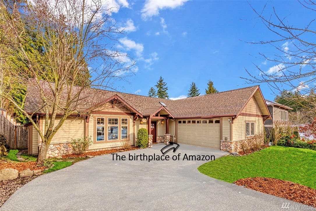 La casa dove Jeff Bezos fondò Amazon in vendita per $ 1,5 milioni