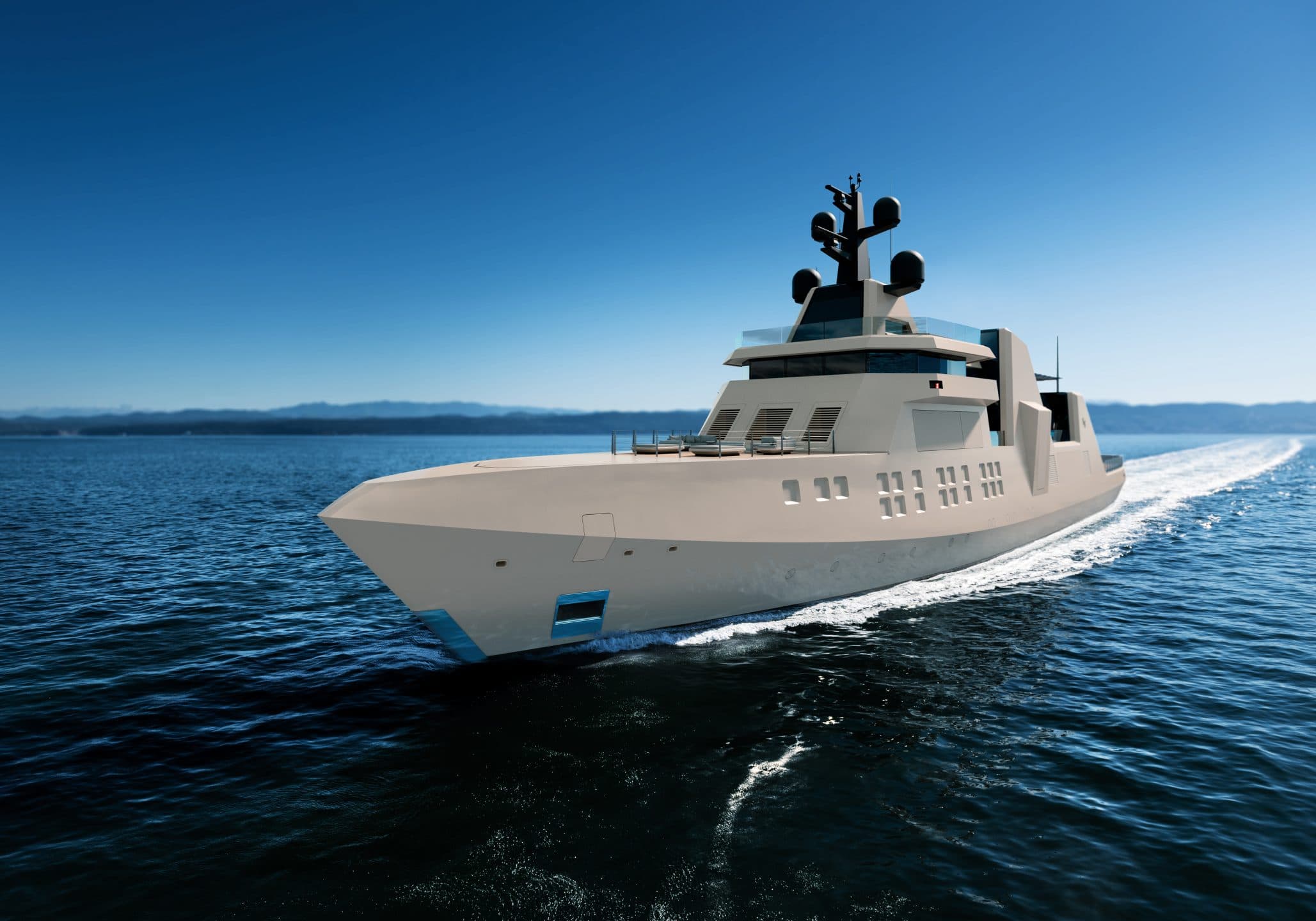 E' italiano lo yacht di derivazione militare per crociere attorno al mondo