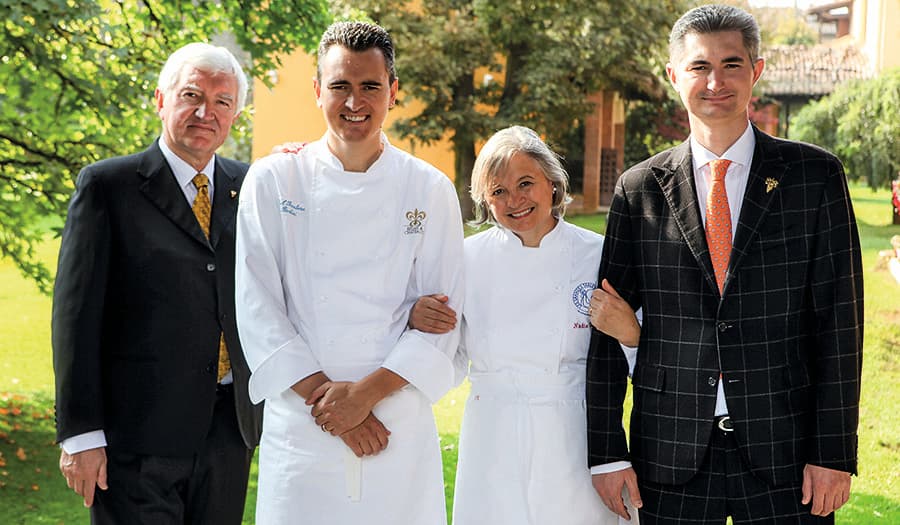 A tavola nei tre stelle Michelin: Dal Pescatore della famiglia Santini