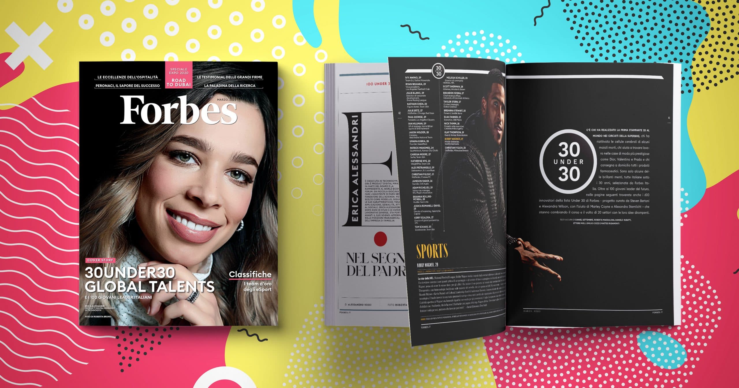 Forbes di marzo è in edicola con i migliori talenti under 30