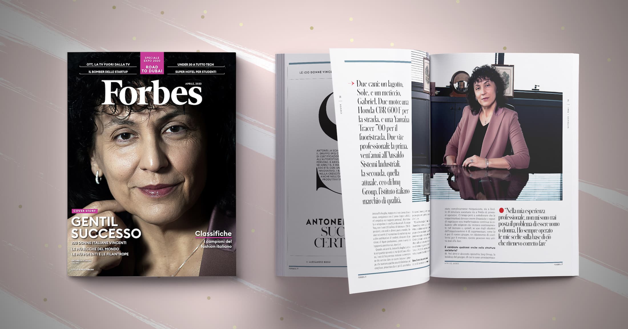 Le 100 donne italiane di successo sul nuovo Forbes in edicola