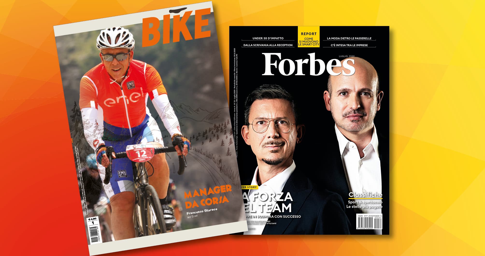 Il nuovo numero di Forbes in edicola con il primo allegato di Bike
