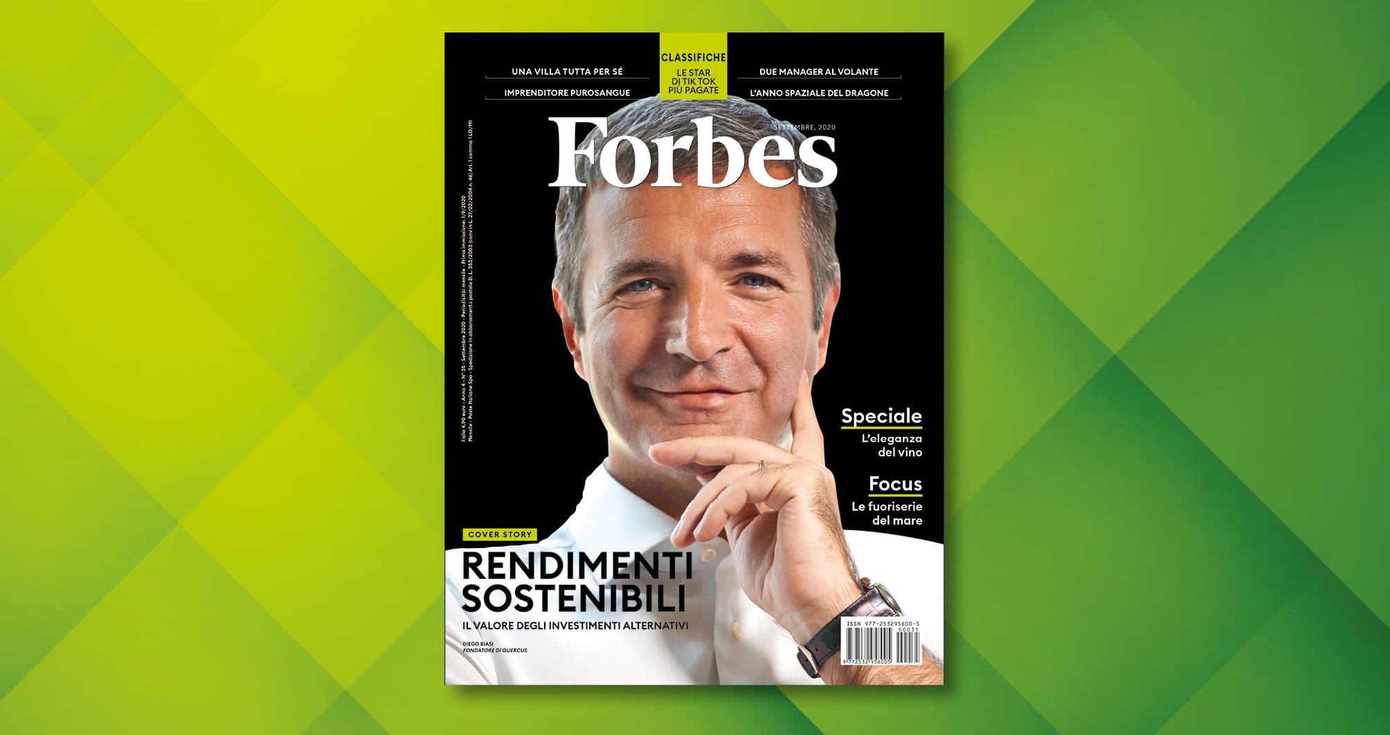 Forbes di settembre in edicola con il valore dei rendimenti sostenibili