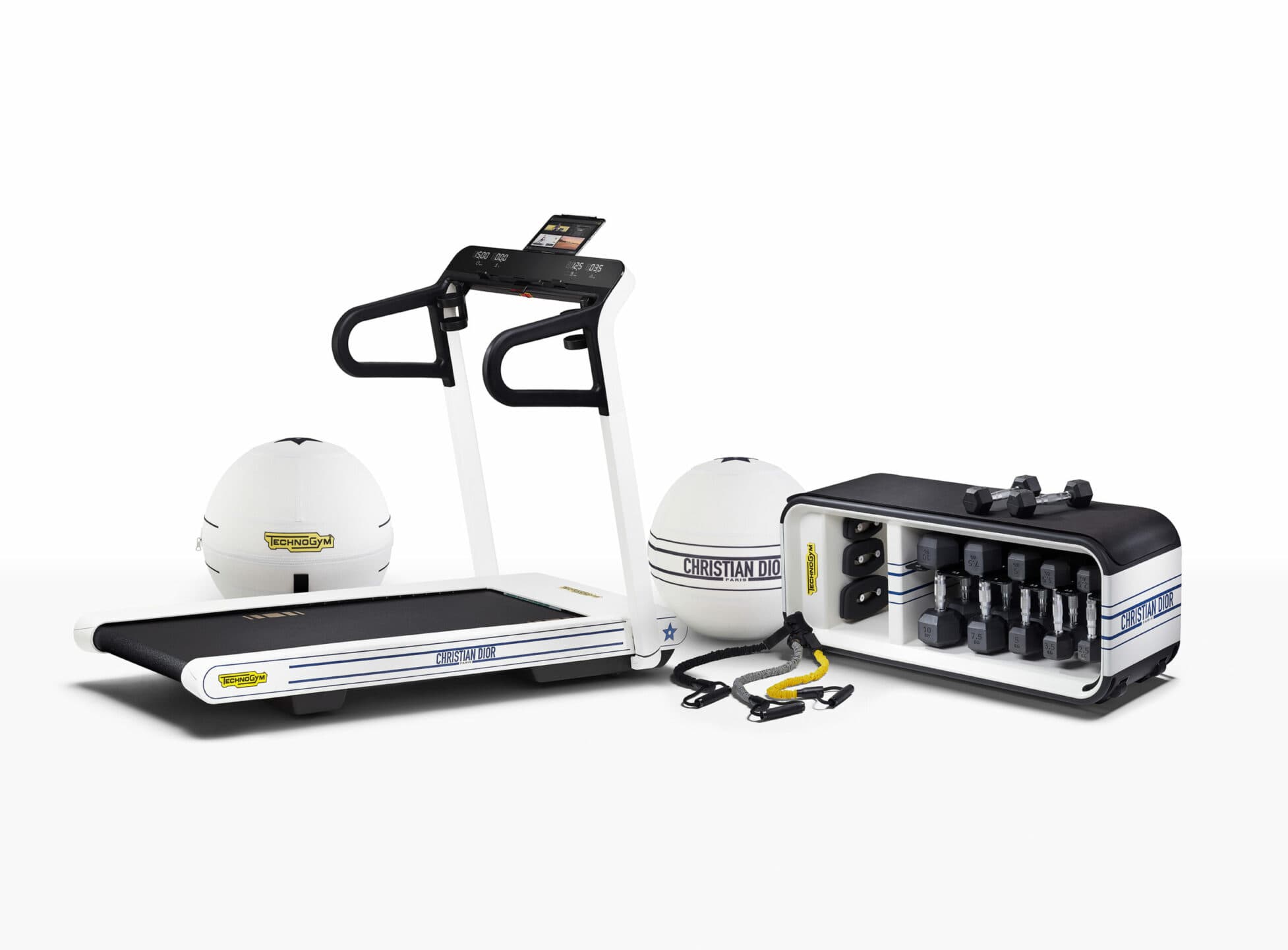 Technogym e Dior insieme per un'edizione limitata di prodotti di lusso per lo sport