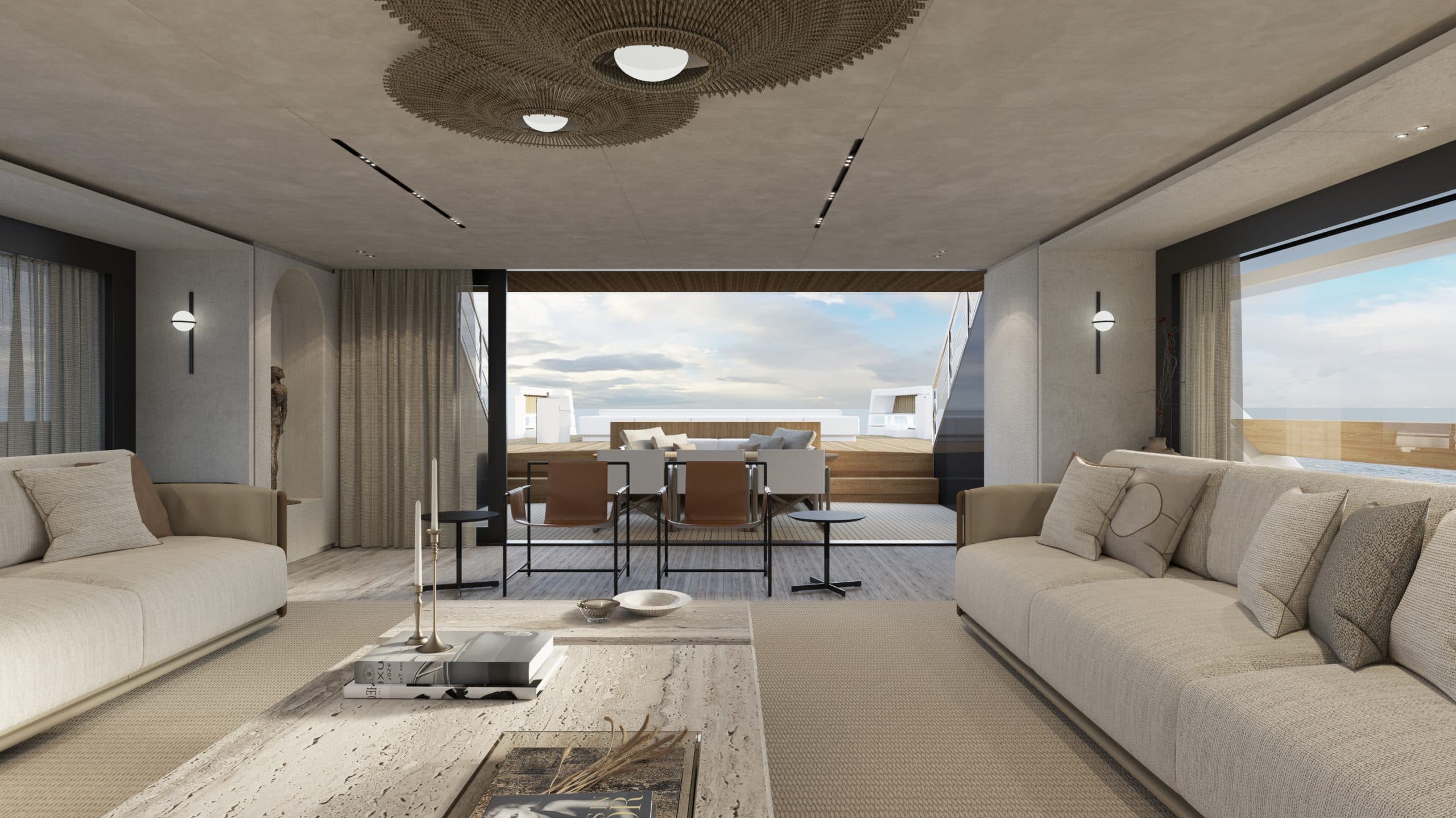 Il nuovo sistema modulare di sedute Poltrona Frau per la nautica di lusso