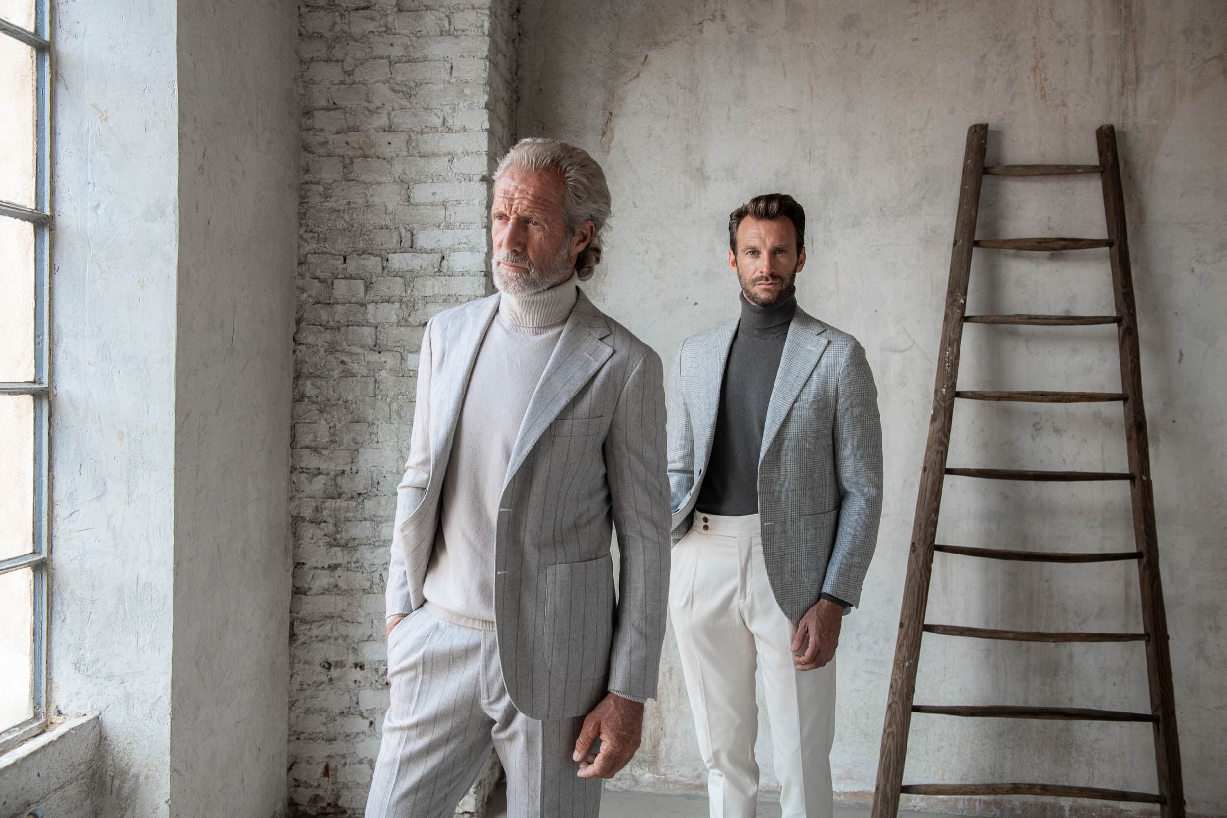 La collezione del brand maschile Pini Parma per l'inverno è un omaggio all'artigianalità italiana