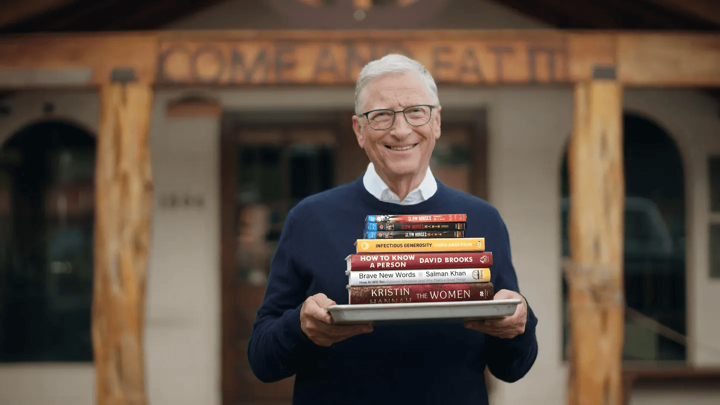 Tutte le letture consigliate da Bill Gates per l'estate 2024