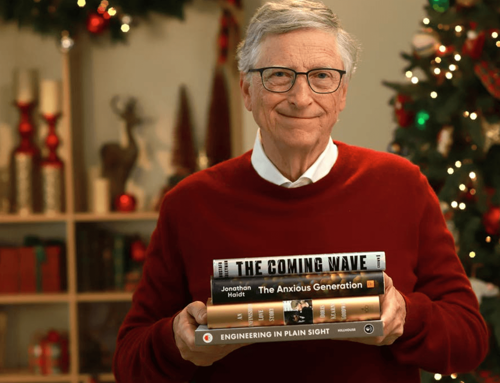I 5 libri da mettere sotto l'albero: i consigli di Bill Gates