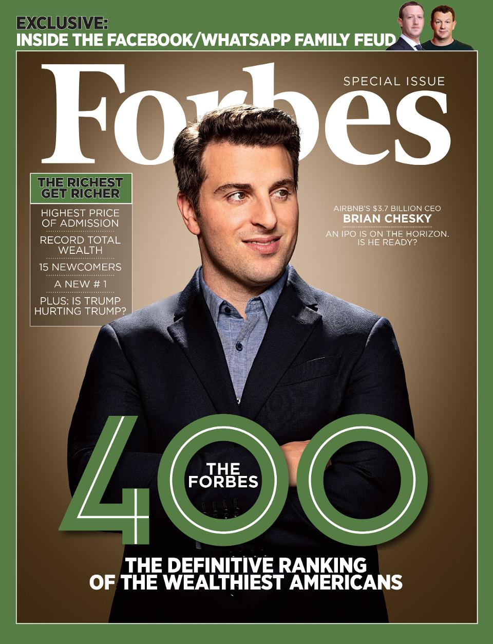 Forbes Magazine Ha Intervistato Brian Chesky Ceo Di Aribnb