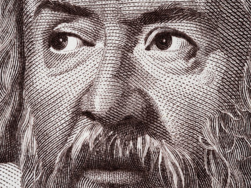 Galileo Galilei sulla banconota da 2.000 lire