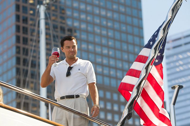 dicaprio in the wolf of wall street