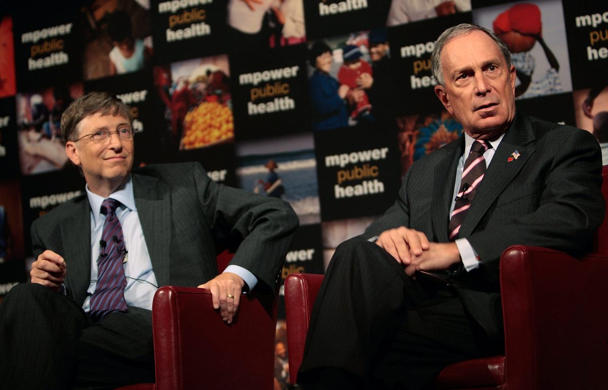 Bill Gates e Michael Bloomberg