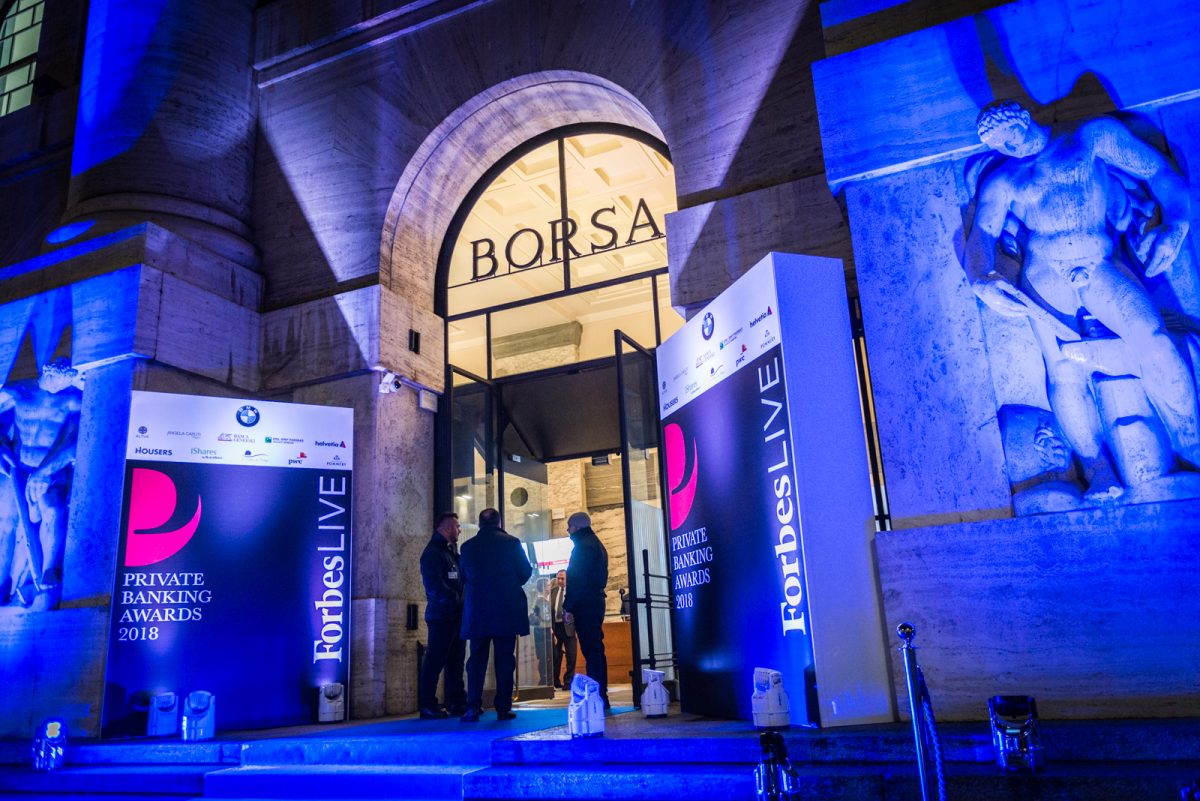 l'entrata di borsa italiana