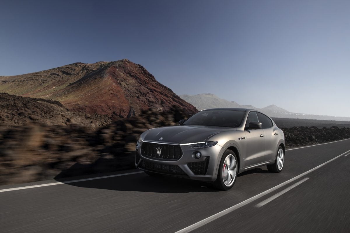 La Maserati Levante Vulcano su strada