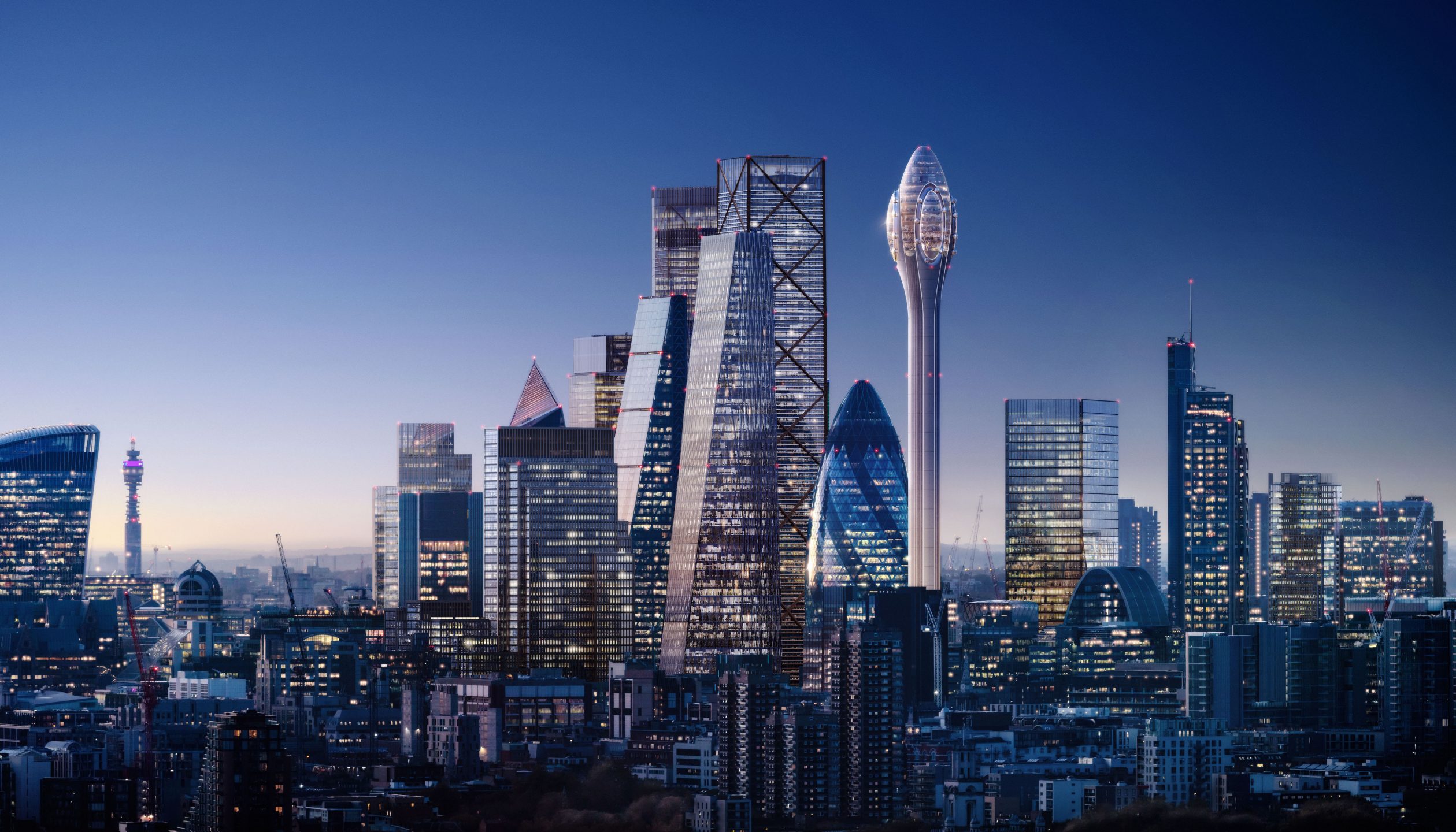 Londra e i suoi grattacieli