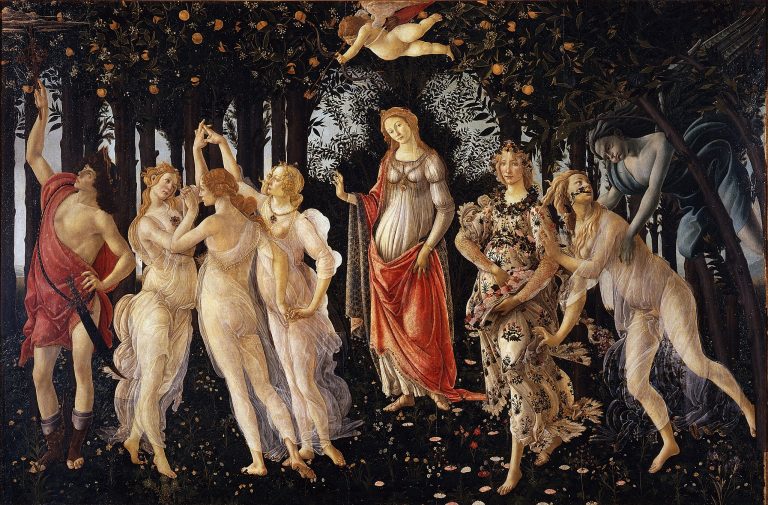 immagine primavera del botticelli