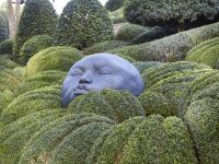 giardini scultura volto