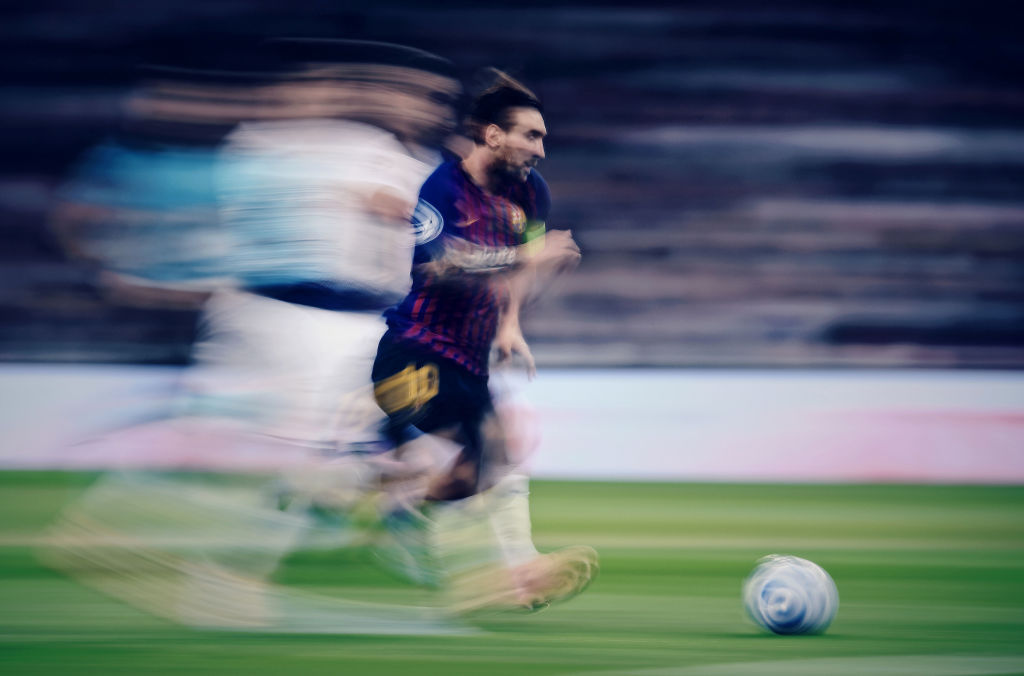 uno scatto di Lionel Messi