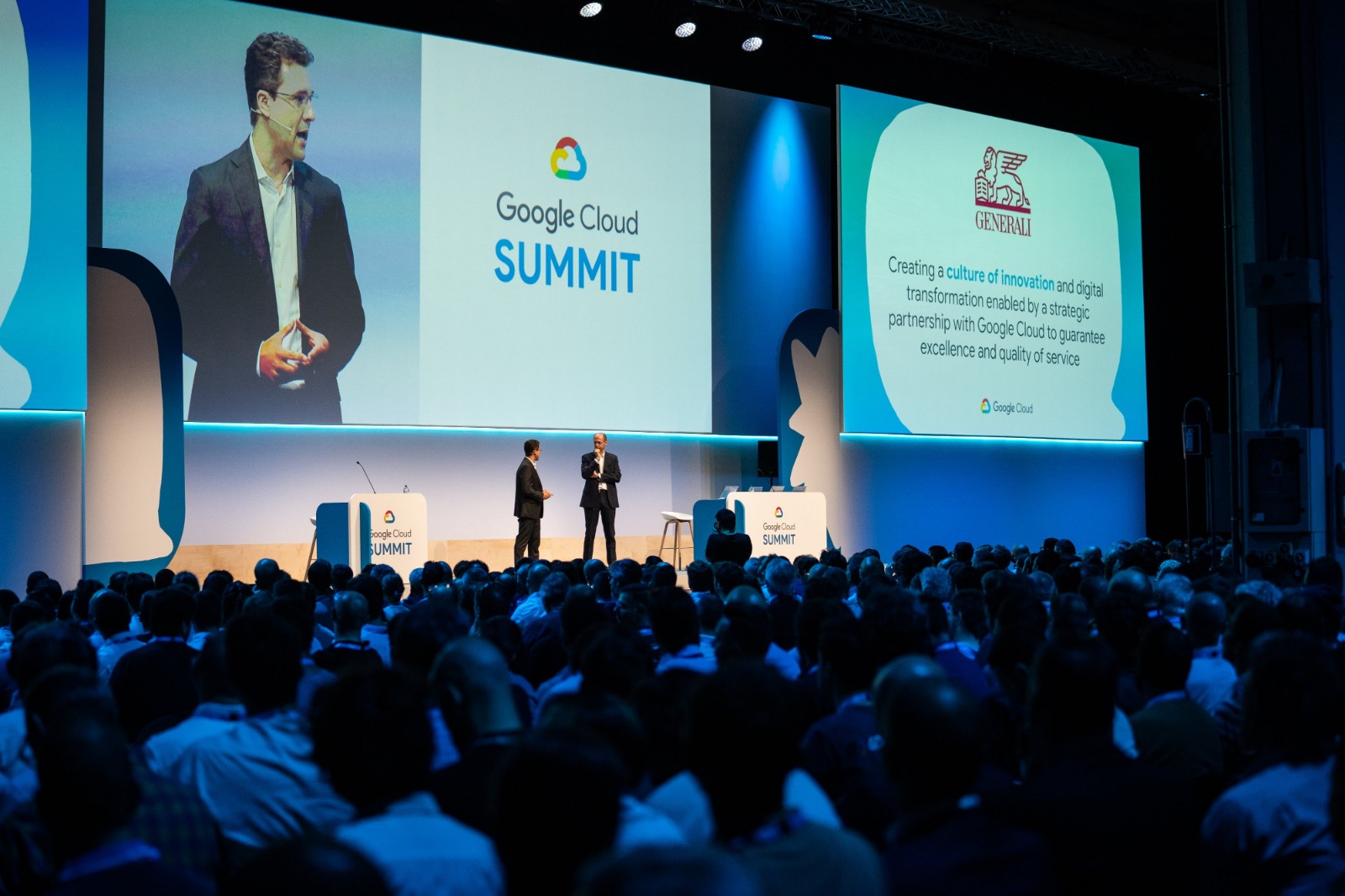 Uno dei momenti del Google Cloud Summit 2019