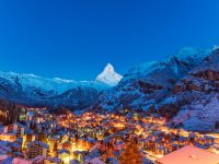 Vacanza in montagna: località sciistica di Zermatt