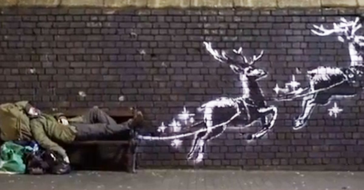 Bansky video di Natale