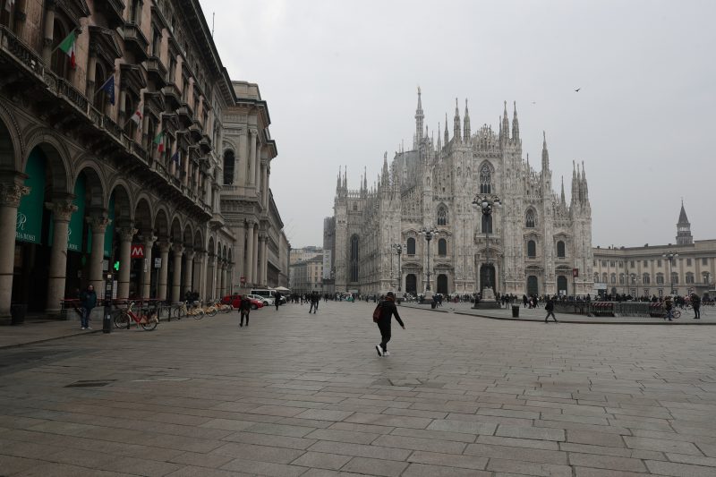 Milano: coronavirus in Italia