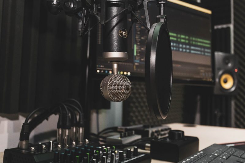 Podcasting: studio di registrazione podcast
