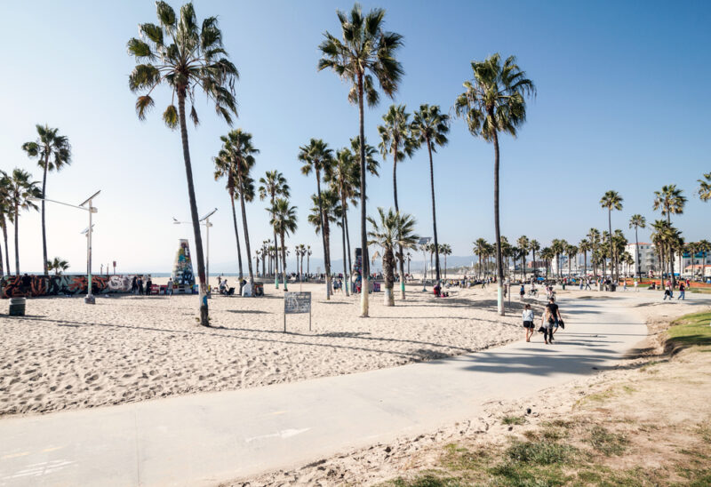 Usa, California, Los Angeles, Venice Beach, Silicon Beach