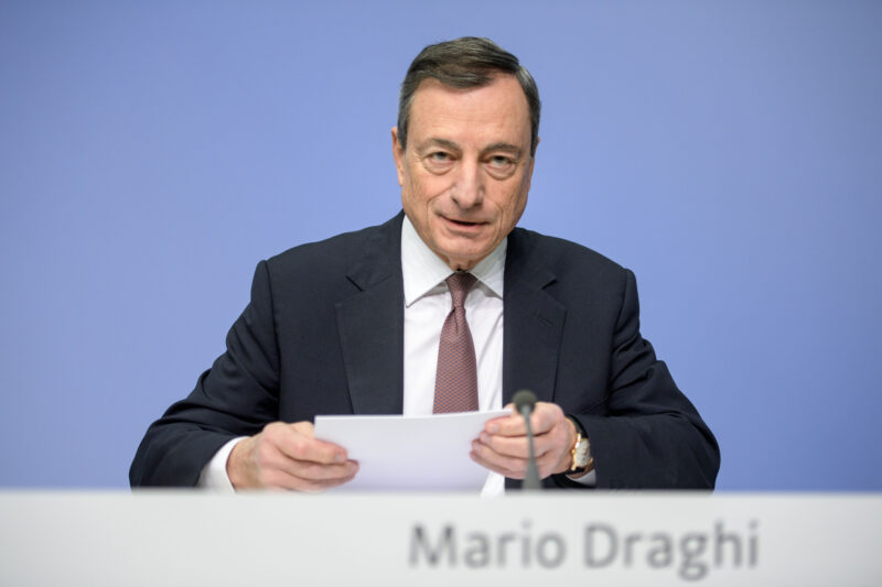 Mario Draghi, manovra di bilancio