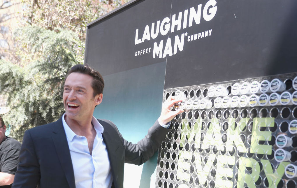 Hugh Jackman Laughing Man Coffee Company