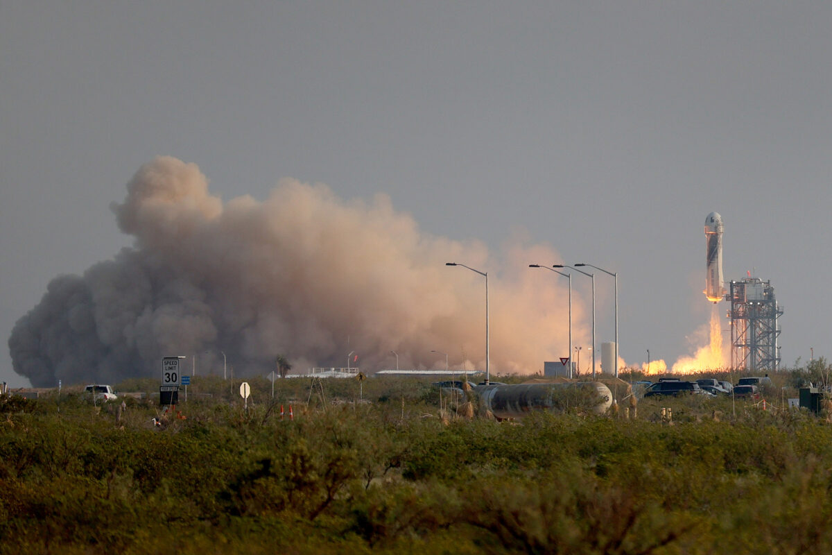 Blue Origin lancio Jeff Bezos
