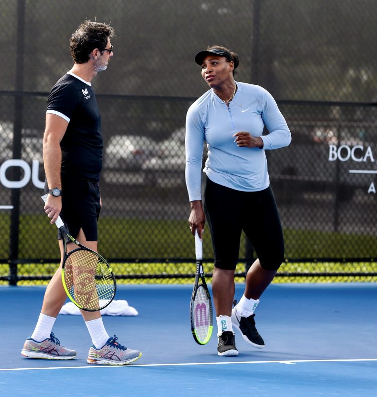 Patrick Mouratoglou e Serena Williams