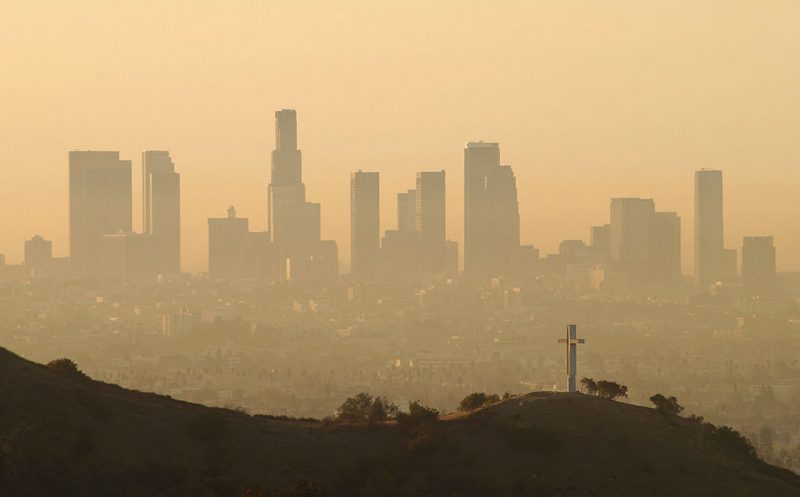 Los Angeles smog ambiente