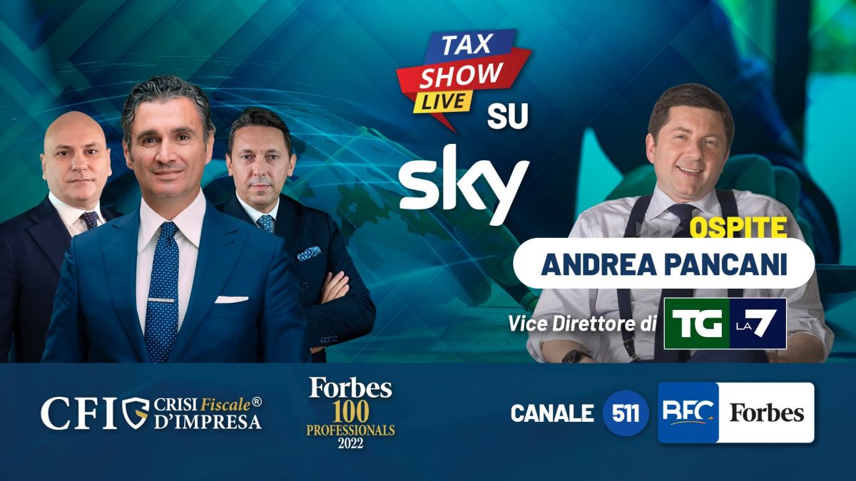 Tax Show Live n.91 – Andrea Pancani