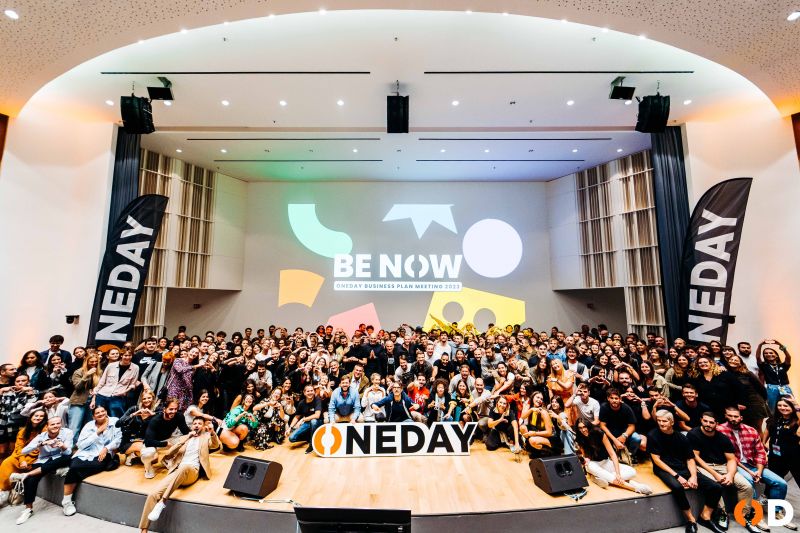 Il team di One Day Group, l'azienda che ha lanciato WeRoad nel 2017.