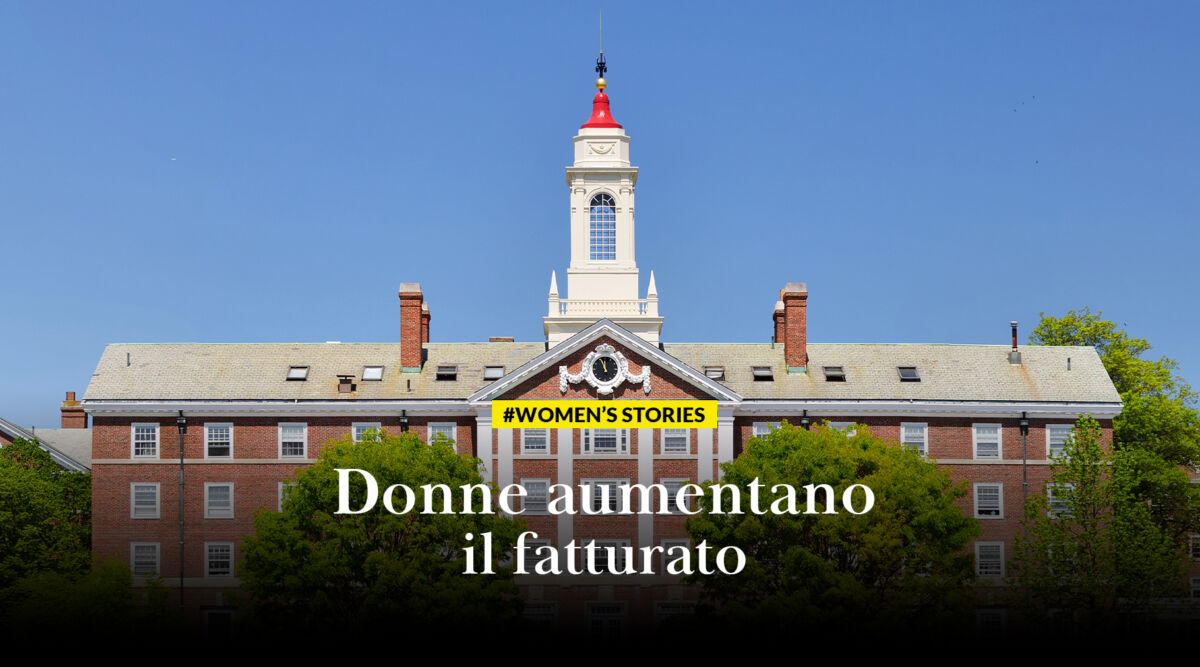 Donne aumentano il fatturato